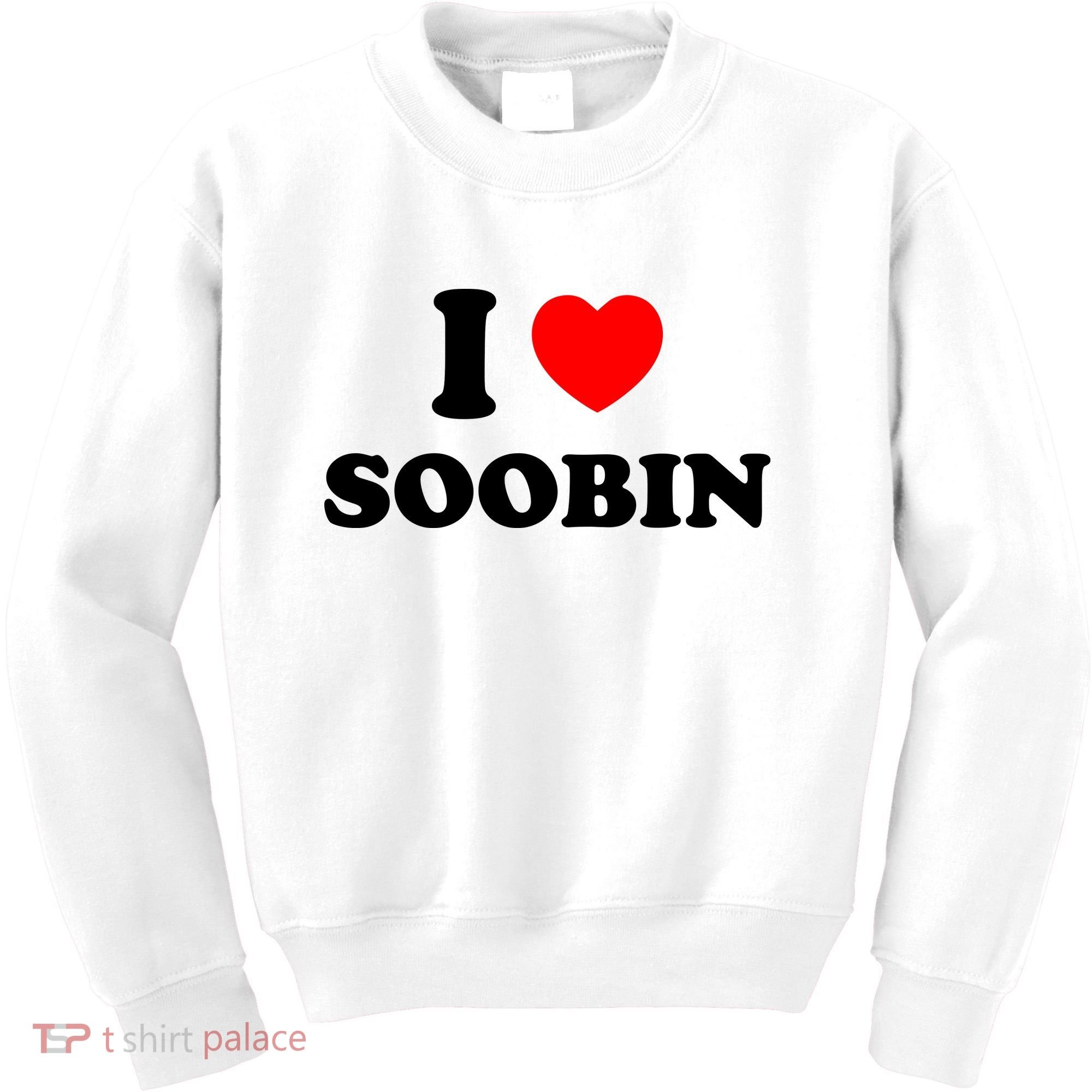 I Love Soobin Kids Sweatshirt