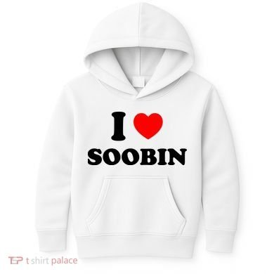 I Love Soobin Kids Hoodie