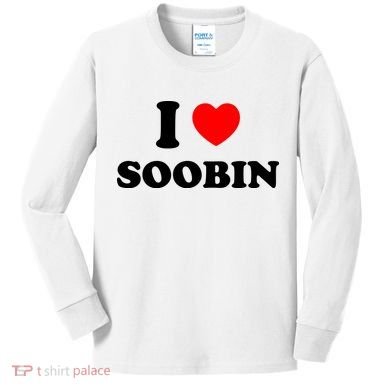 I Love Soobin Kids Long Sleeve Shirt