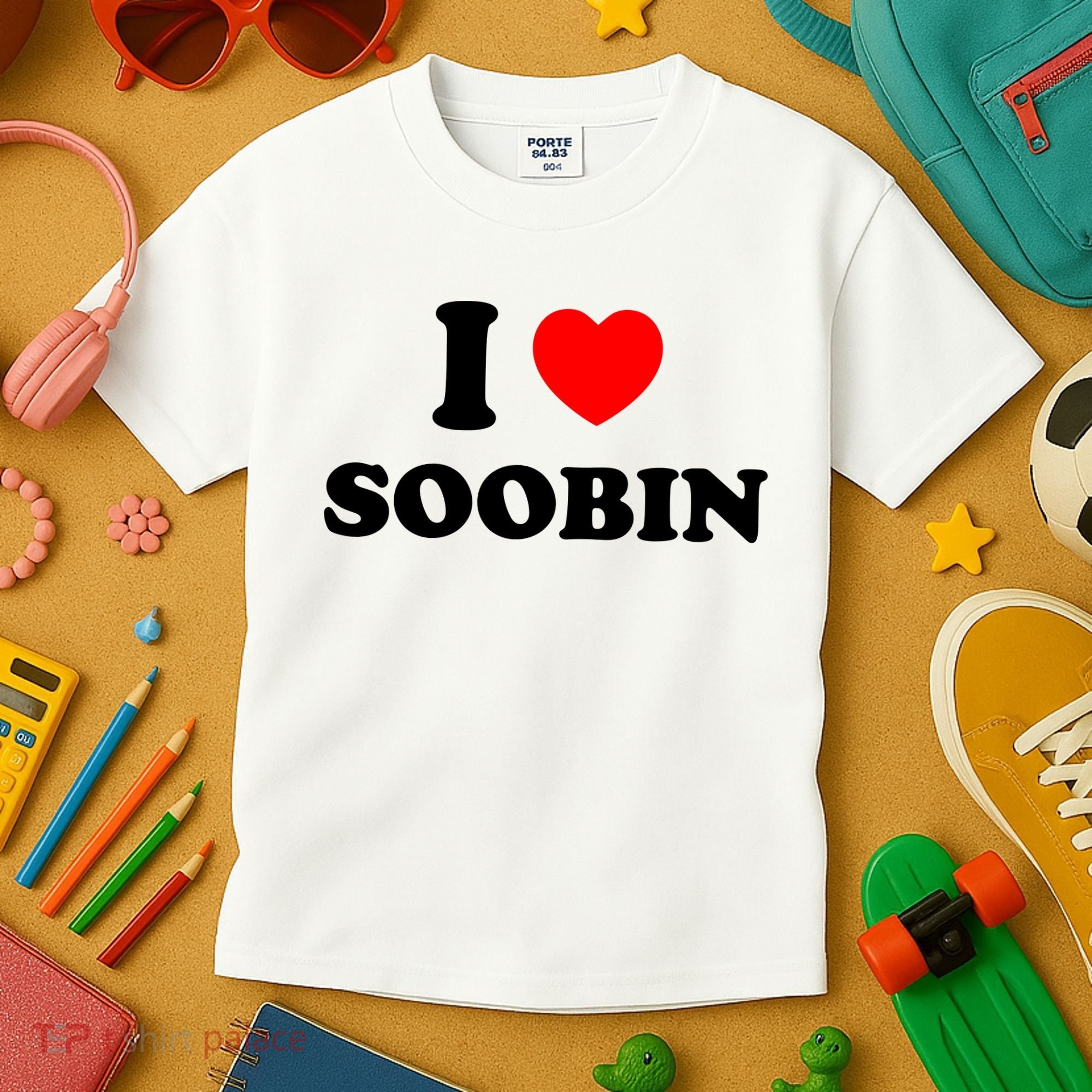 I Love Soobin Kids T-Shirt