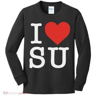 I Love Su Kids Long Sleeve Shirt