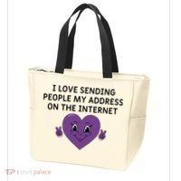 I love sending people my address on the internet Tote Bag thumb 3