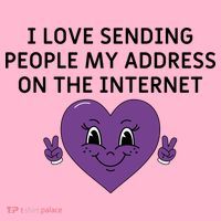 I love sending people my address on the internet Coaster thumb 2