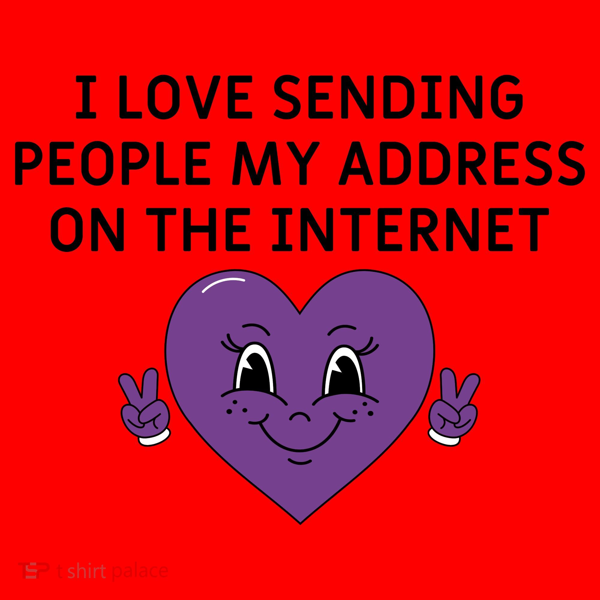 I love sending people my address on the internet Santa Hat