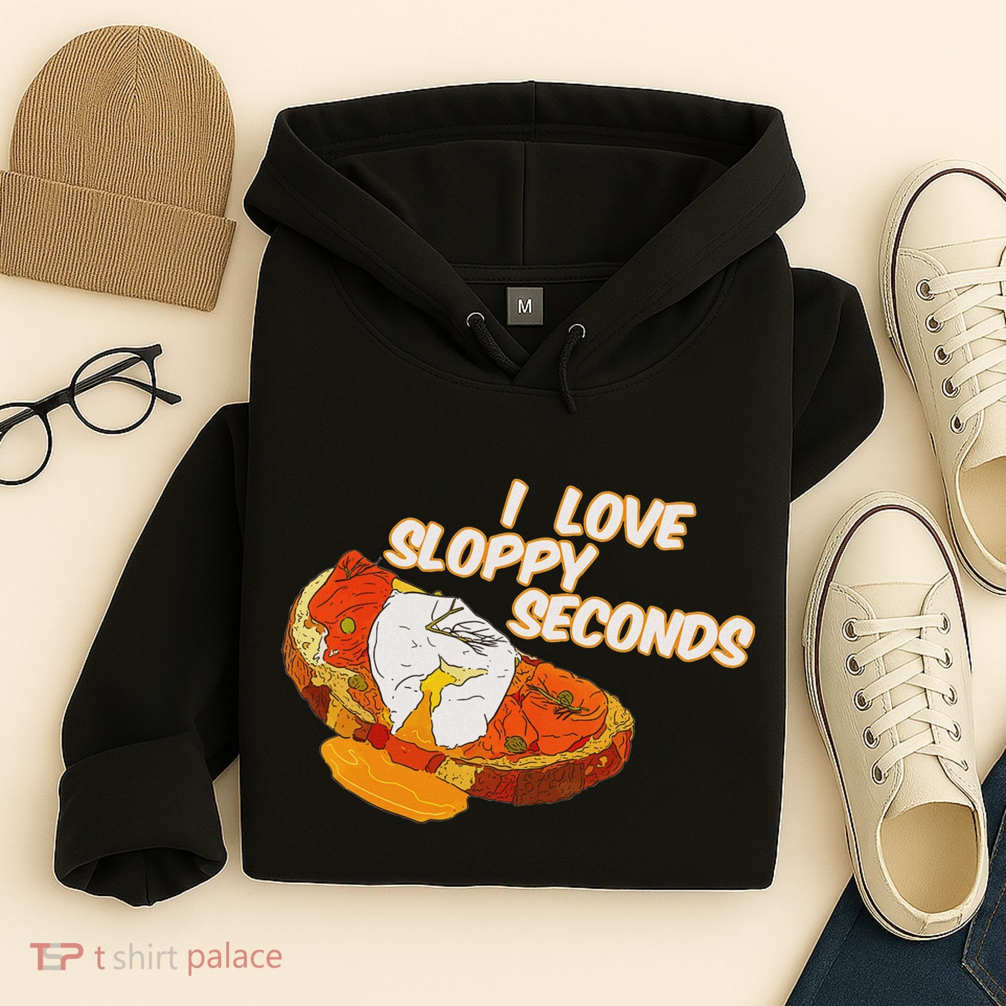 I Love Sloppy Seconds Breakfast Meme Hoodie