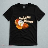 I Love Sloppy Seconds Breakfast Meme T-Shirt thumb 5