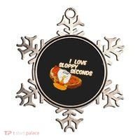 I Love Sloppy Seconds Breakfast Meme Ornament thumb 0