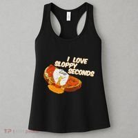 I Love Sloppy Seconds Breakfast Meme Women's Tank Top thumb 3