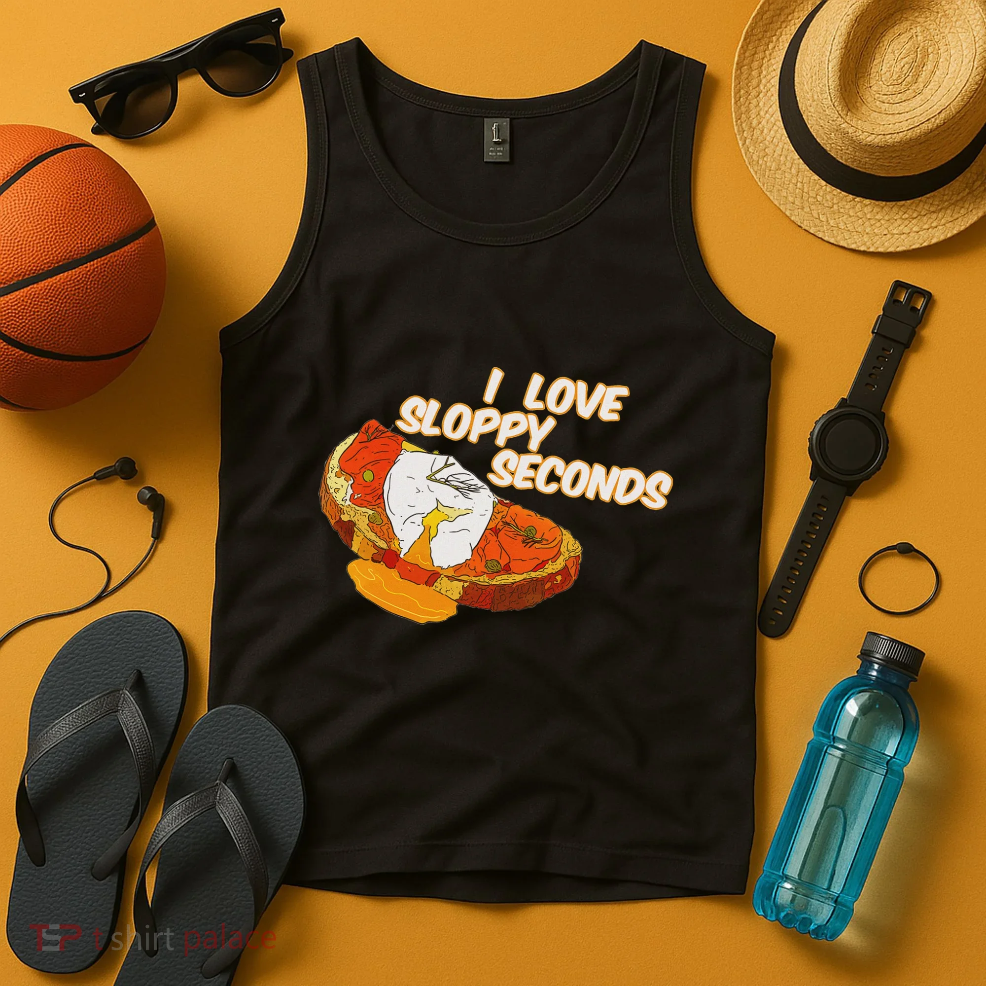 I Love Sloppy Seconds Breakfast Meme Tank Top
