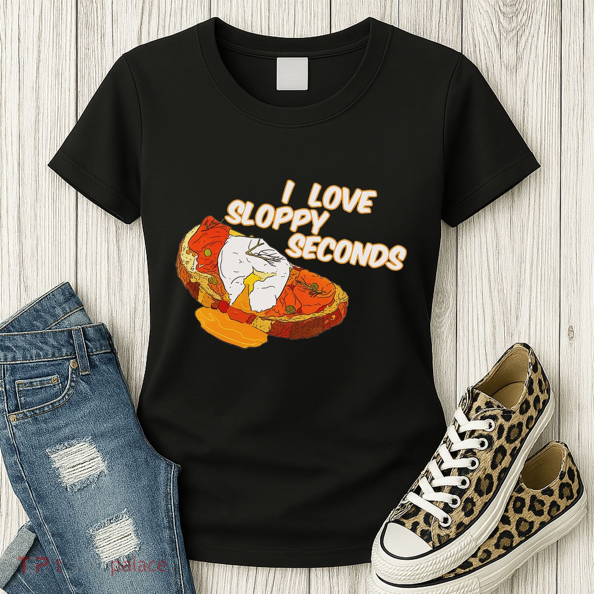 I Love Sloppy Seconds Breakfast Meme Women's T-Shirt