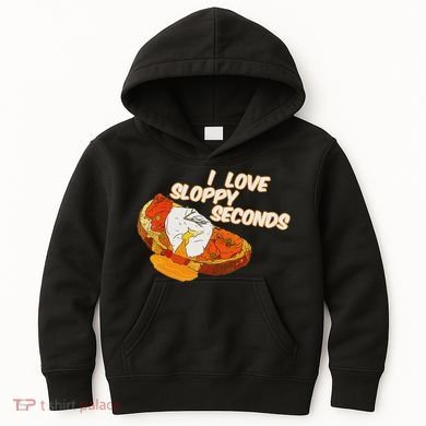 I Love Sloppy Seconds Breakfast Meme Kids Hoodie