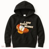 I Love Sloppy Seconds Breakfast Meme Kids Hoodie thumb 0