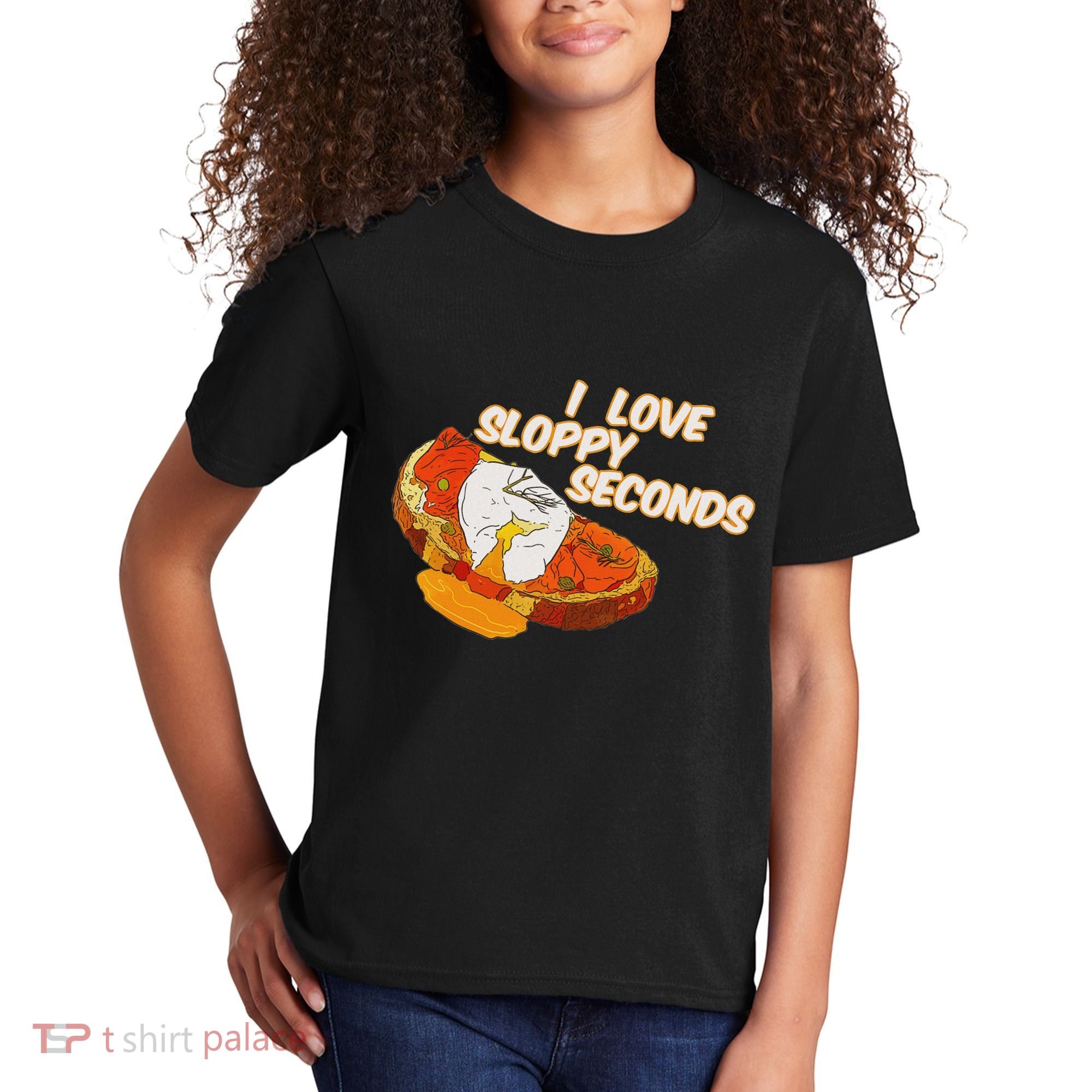 I Love Sloppy Seconds Breakfast Meme Kids T-Shirt