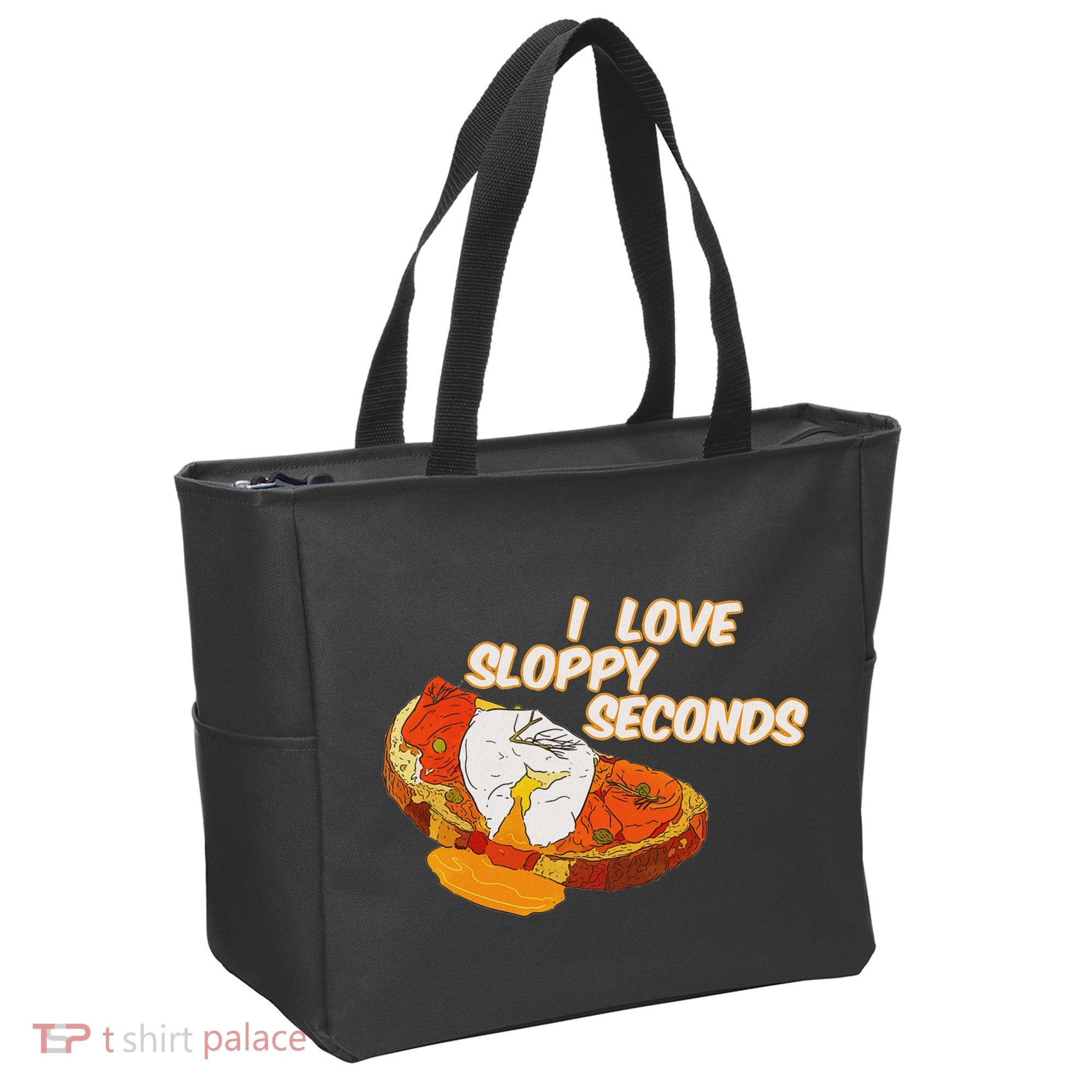 I Love Sloppy Seconds Breakfast Meme Tote Bag