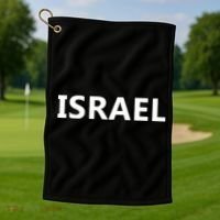 Israel Love Stand With Israel Golf Towel thumb 1