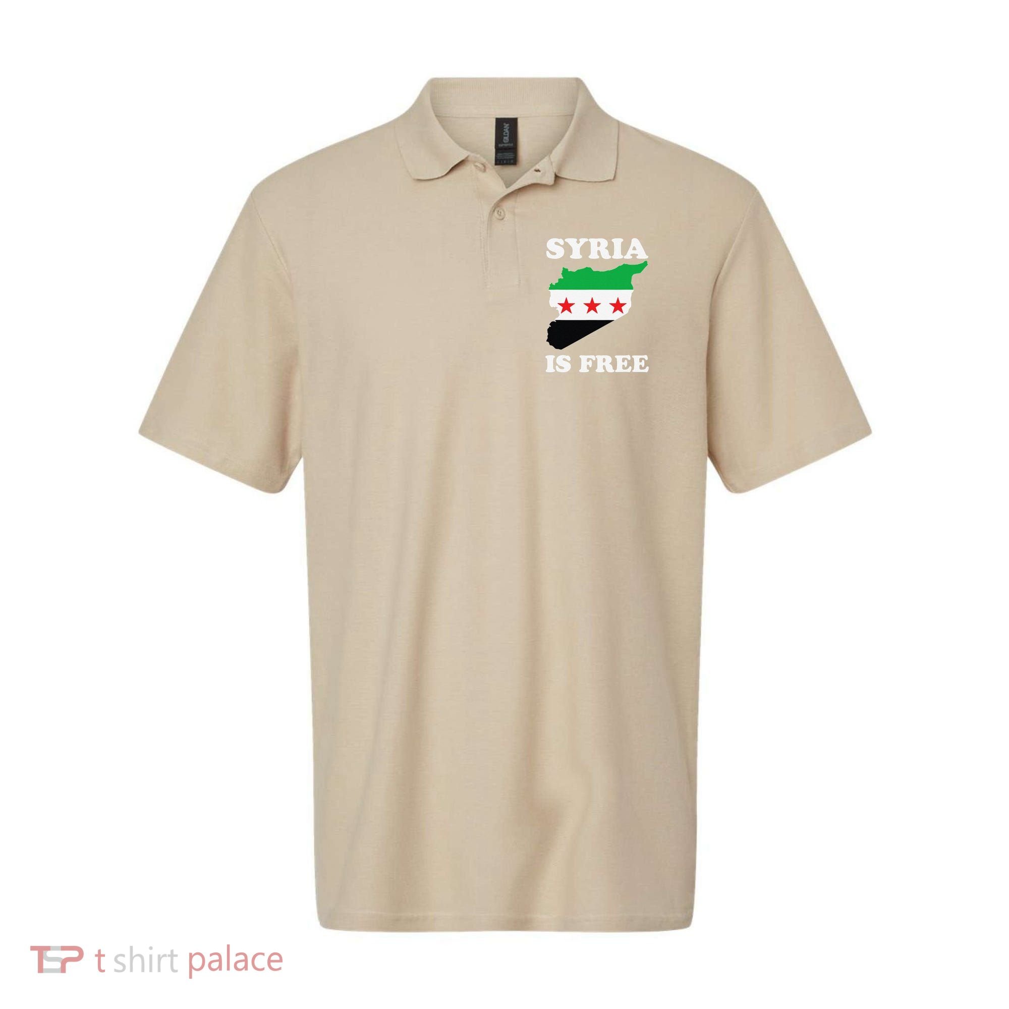 I Love Syria Is Free Syrian Map New Syrian Flag Polo