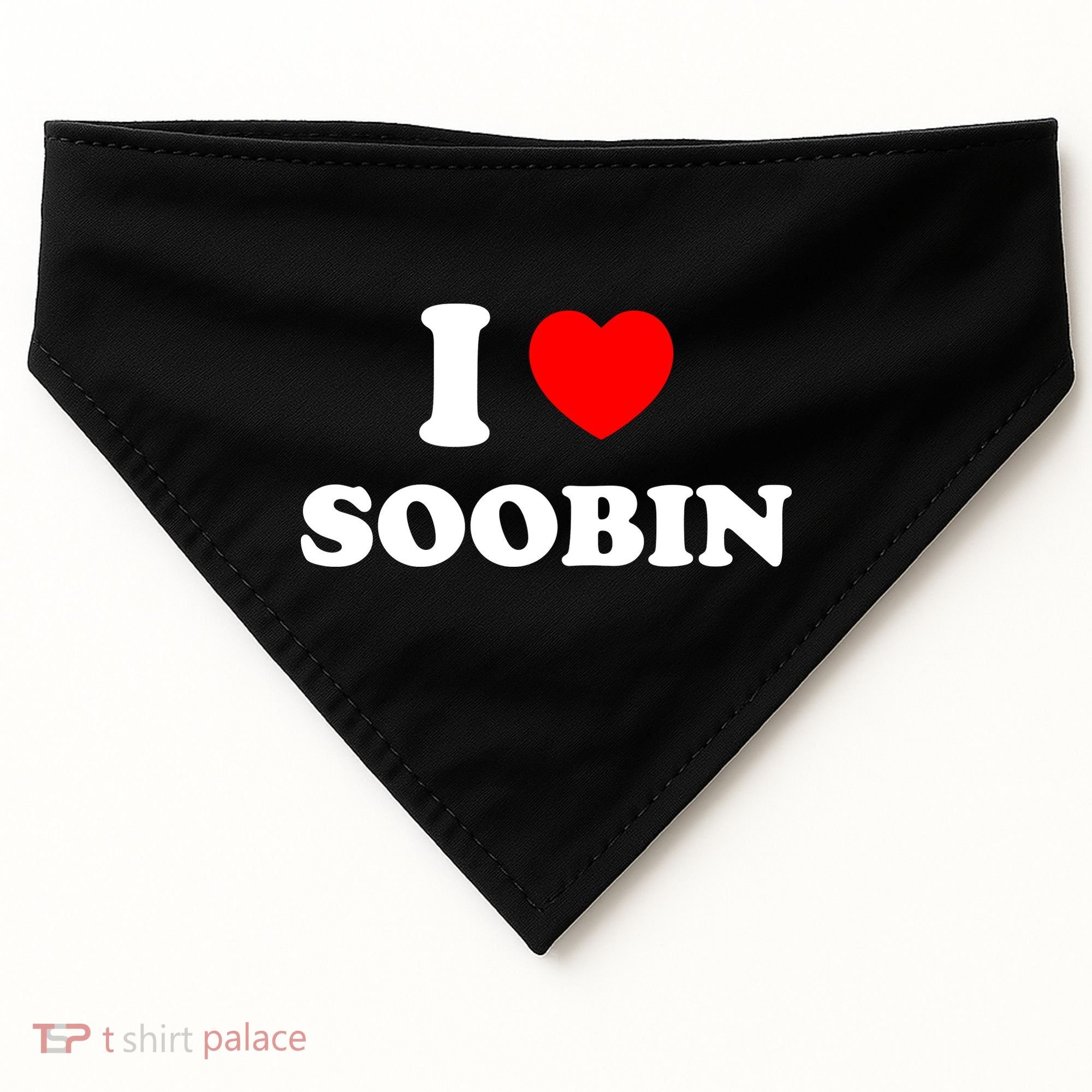 I Love Soobin USA-Made Doggie Bandana