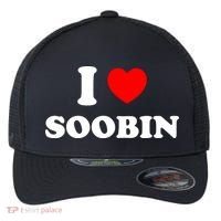 I Love Soobin Flexfit Unipanel Trucker Cap thumb 0