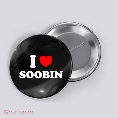 I Love Soobin Button