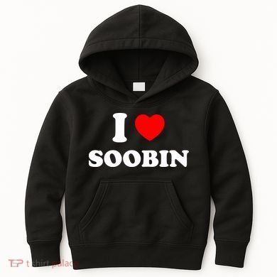 I Love Soobin Kids Hoodie