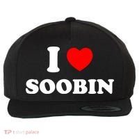 I Love Soobin Wool Snapback Cap thumb 0