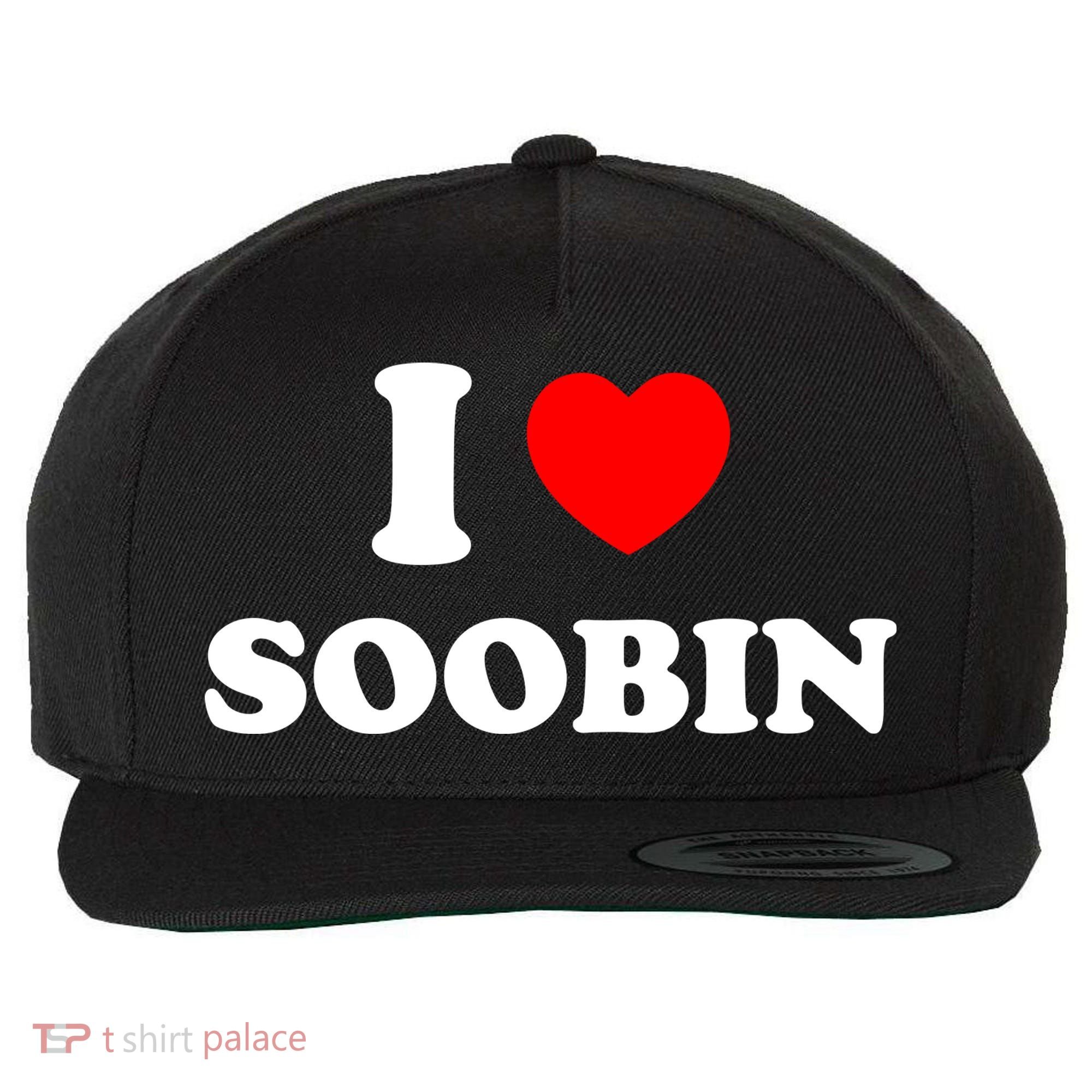 I Love Soobin Wool Snapback Cap