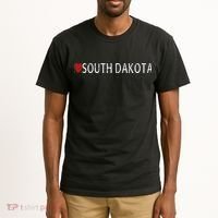 I Love South Dakota Tall T-Shirt thumb 2