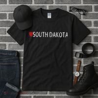 I Love South Dakota Tall T-Shirt thumb 3