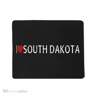 I Love South Dakota Mousepad