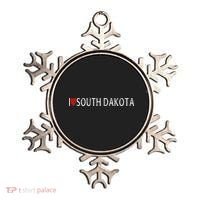 I Love South Dakota Ornament thumb 0