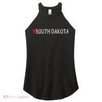 I Love South Dakota Women's Perfect Tri Rocker Tank thumb 0