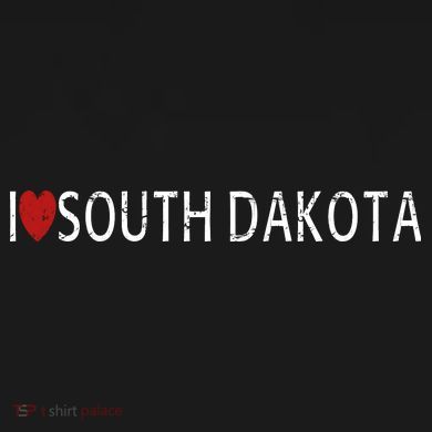 I Love South Dakota Women's Perfect Tri Rocker Tank