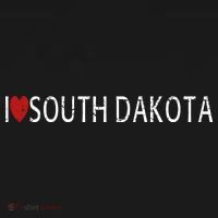 I Love South Dakota Kids Long Sleeve Shirt thumb 2