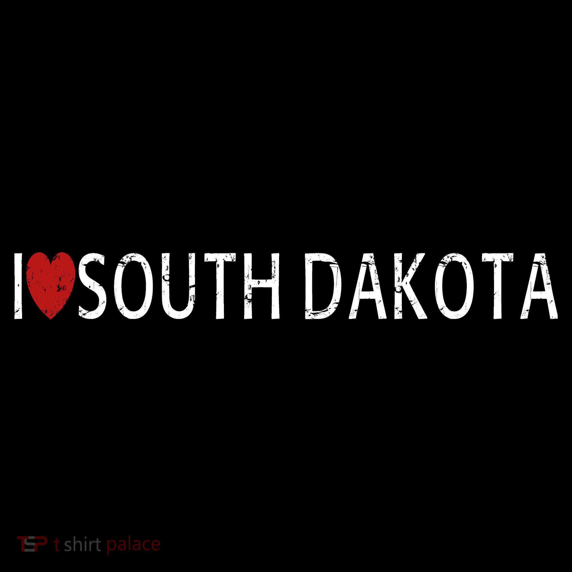 I Love South Dakota Kids T-Shirt