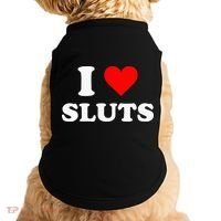 I Love Sluts Doggie Tank thumb 0