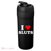 I Love Sluts 24oz Duet Stainless Steel Tumbler thumb 3