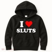 I Love Sluts Kids Hoodie thumb 0