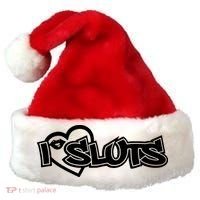 I Love Sluts Santa Hat thumb 0