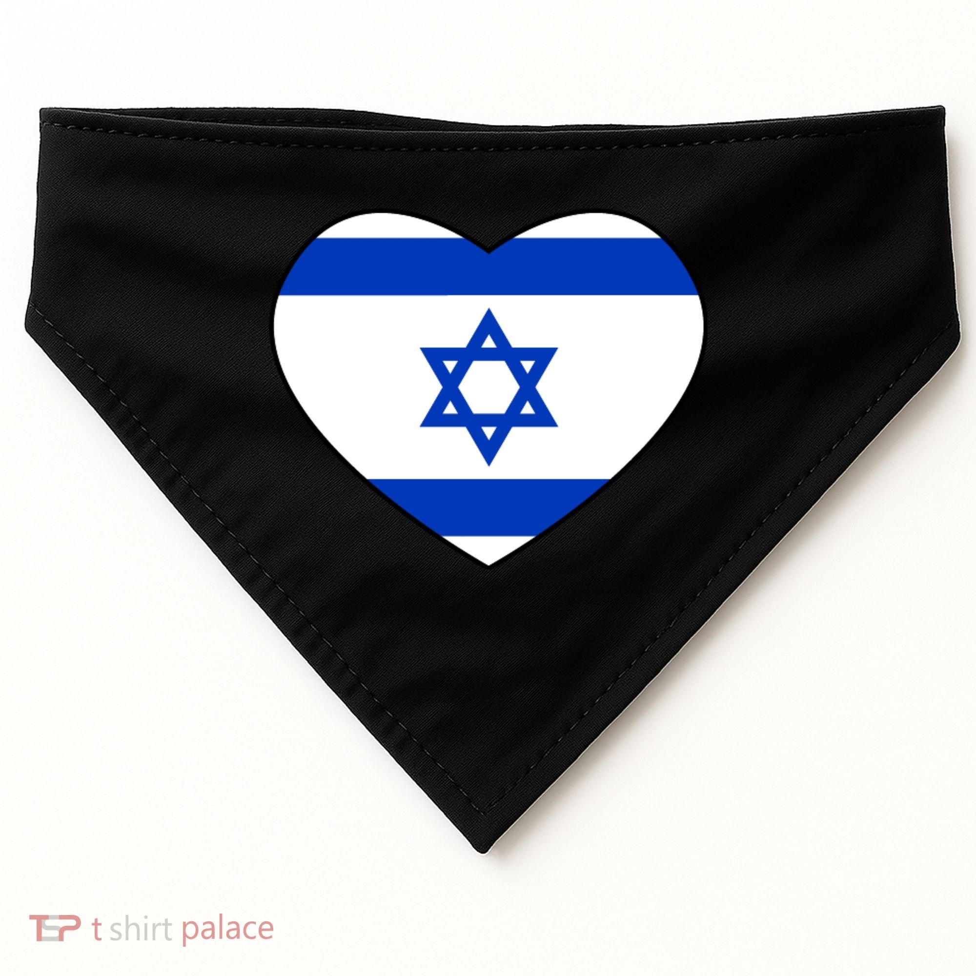 Israel Love Stand With Israel USA-Made Doggie Bandana