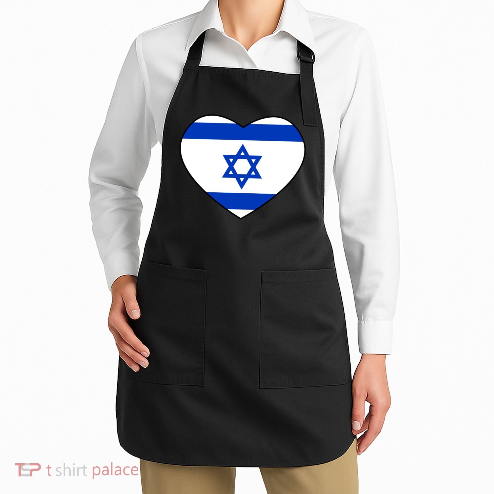 Israel Love Stand With Israel Apron