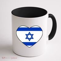 Israel Love Stand With Israel Coffee Mug thumb 1