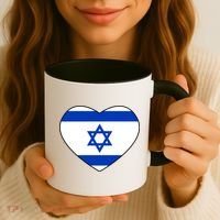 Israel Love Stand With Israel Coffee Mug thumb 3