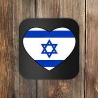 Israel Love Stand With Israel Coaster thumb 0
