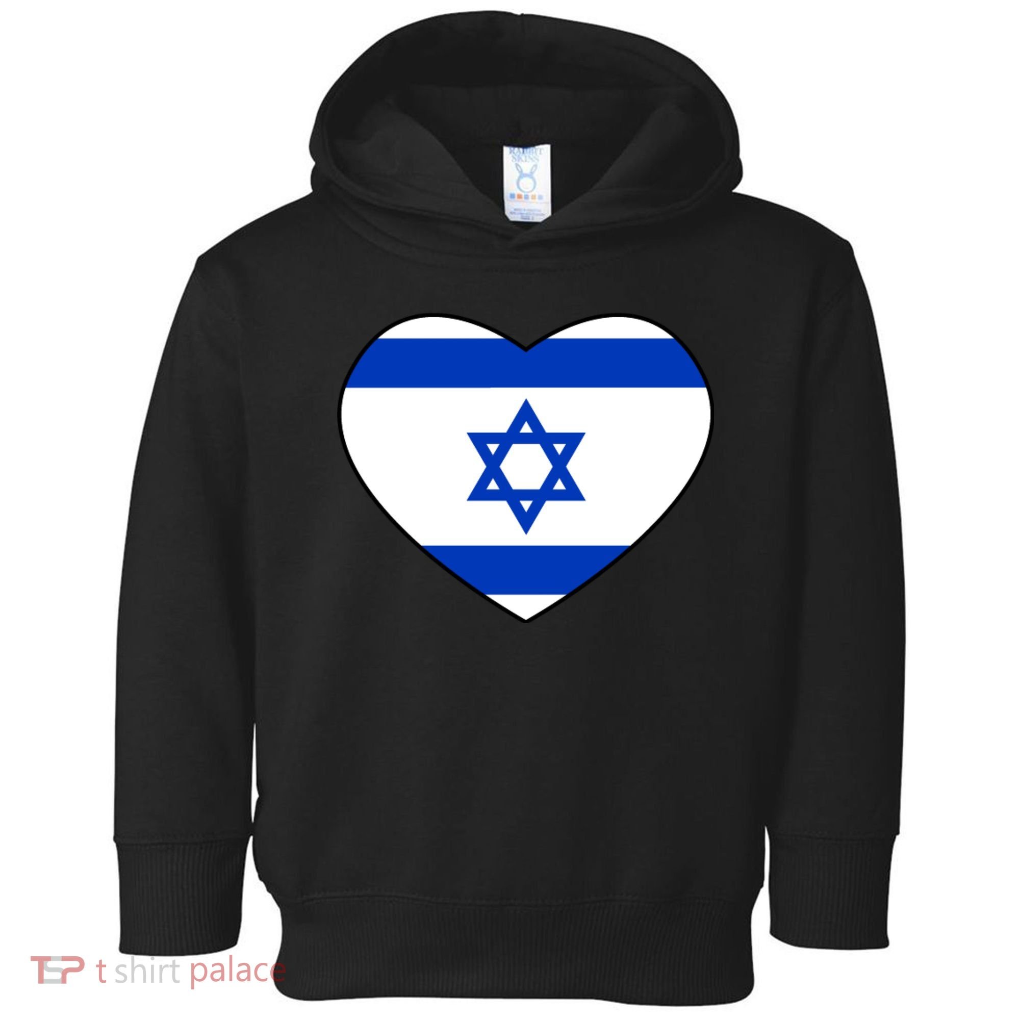 Israel Love Stand With Israel Toddler Hoodie
