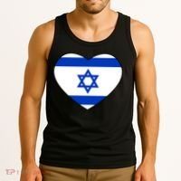 Israel Love Stand With Israel Tank Top thumb 3