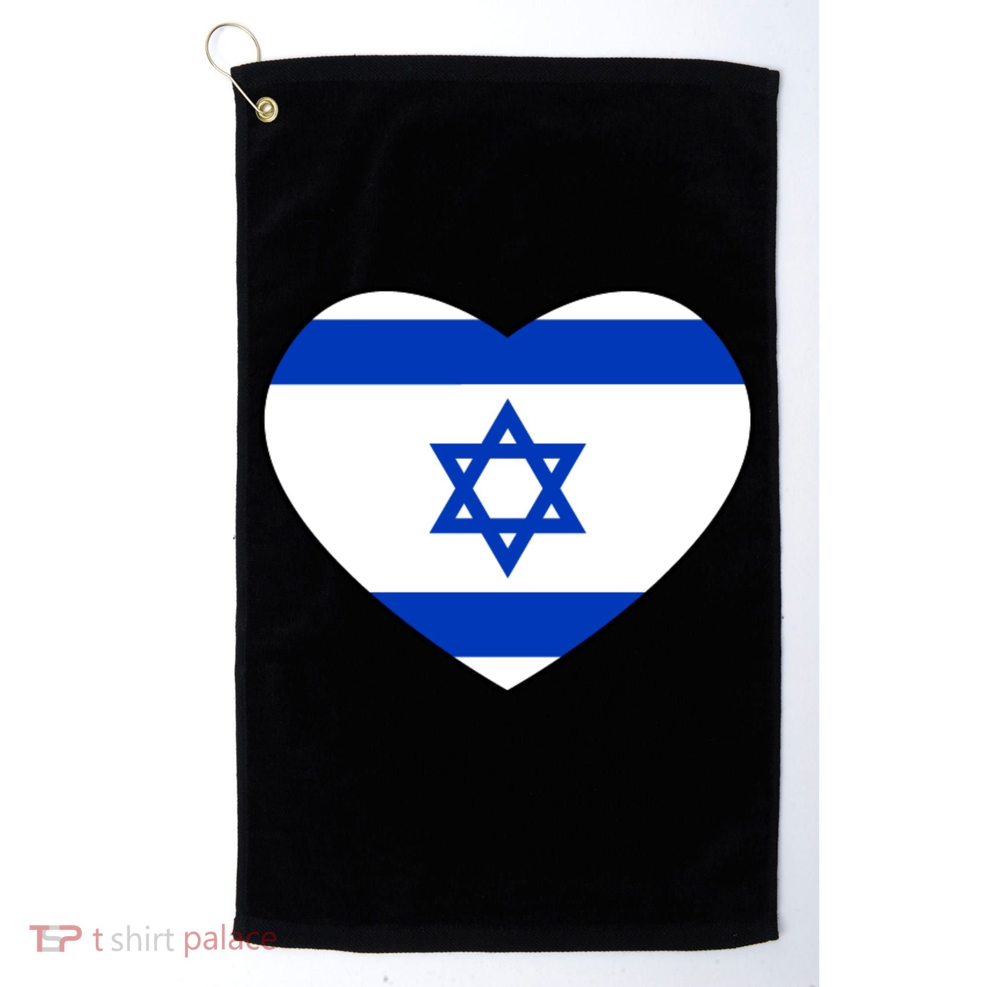 Israel Love Stand With Israel Golf Towel