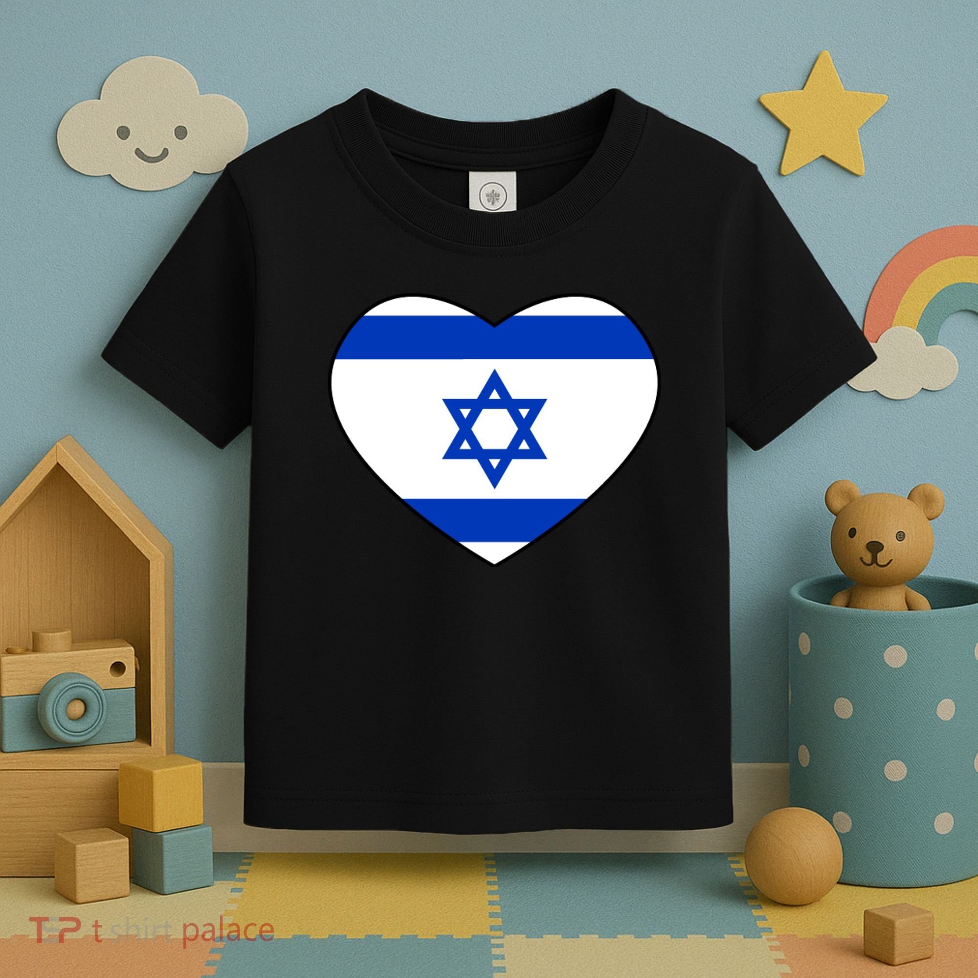 Israel Love Stand With Israel Toddler T-Shirt