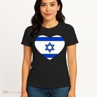 Israel Love Stand With Israel Women's T-Shirt thumb 4