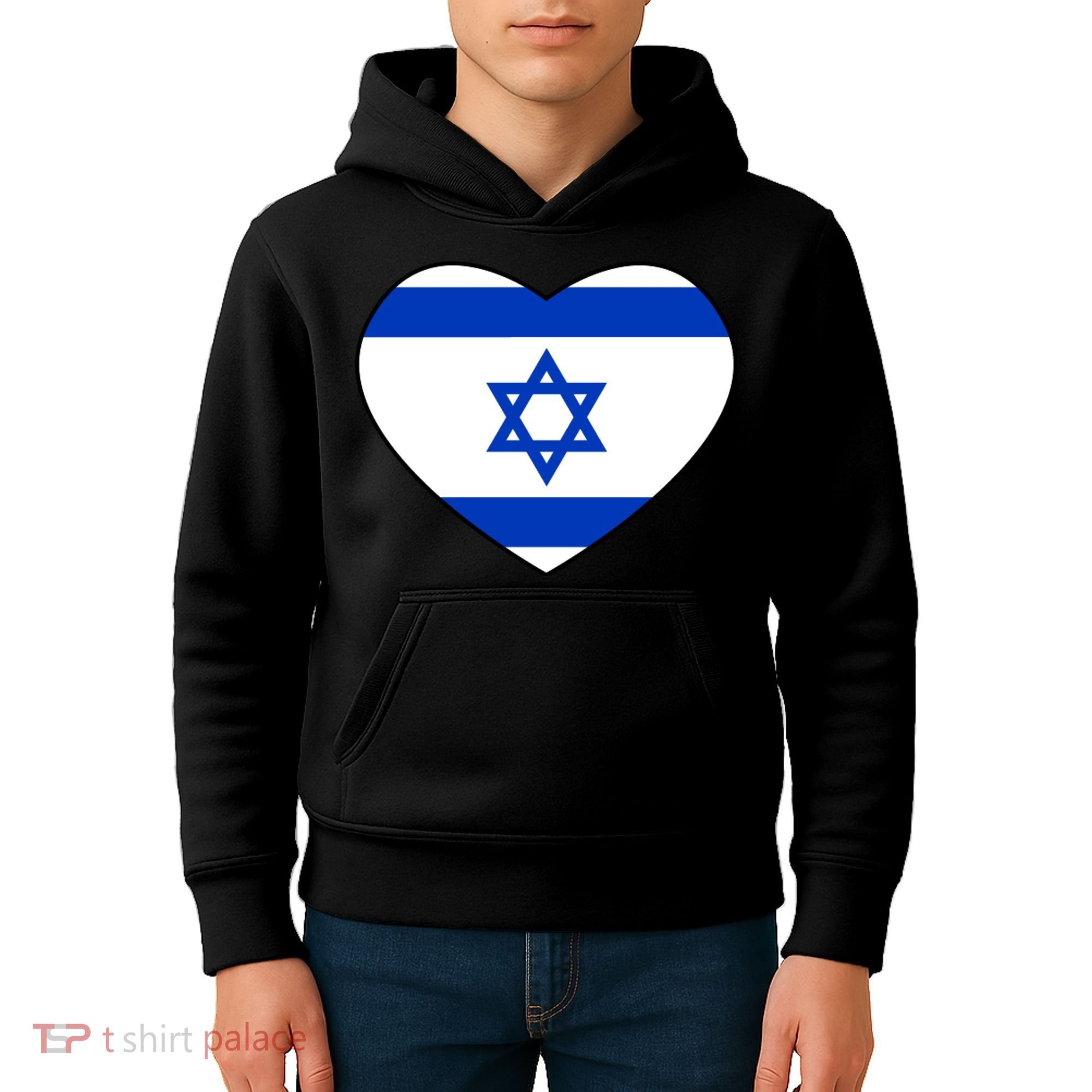 Israel Love Stand With Israel Kids Hoodie