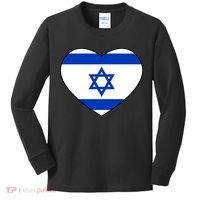 Israel Love Stand With Israel Kids Long Sleeve Shirt thumb 0